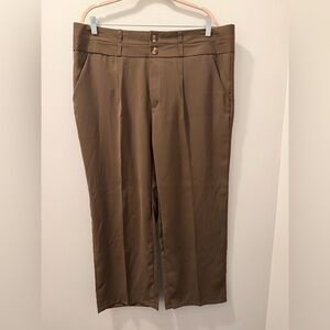 Women's Brown Wide Leg Pants